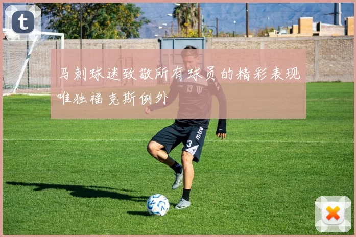 马刺球迷致敬所有球员的精彩表现唯独福克斯例外